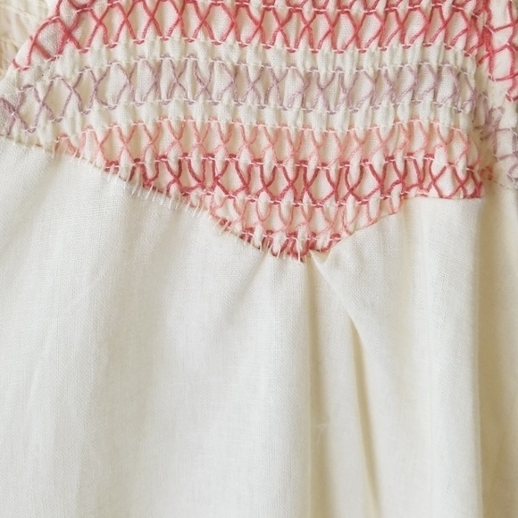 NEW! FREE PEOPLE Another Love Smocked High Neck Midi Dress Small. - Picture 3 of 8